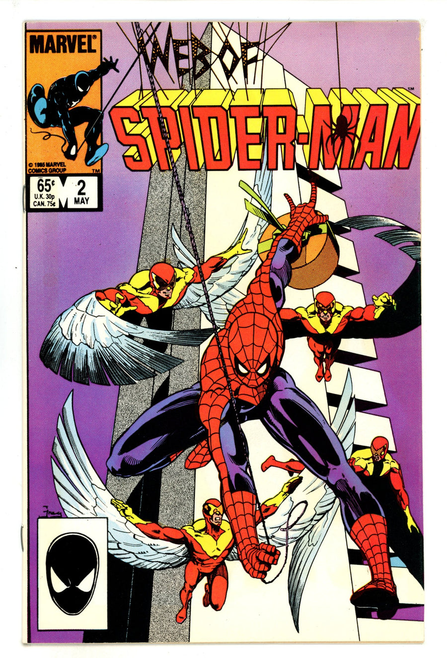 Web of Spider-Man Vol 1 2 Mid Grade (1985) 