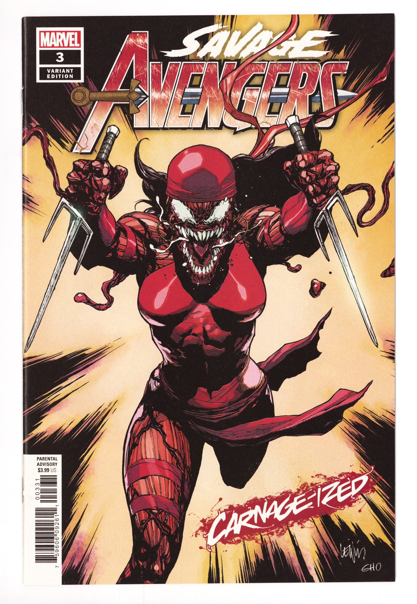 Savage Avengers Vol 1 3 High Grade (2019) Yu Variant 