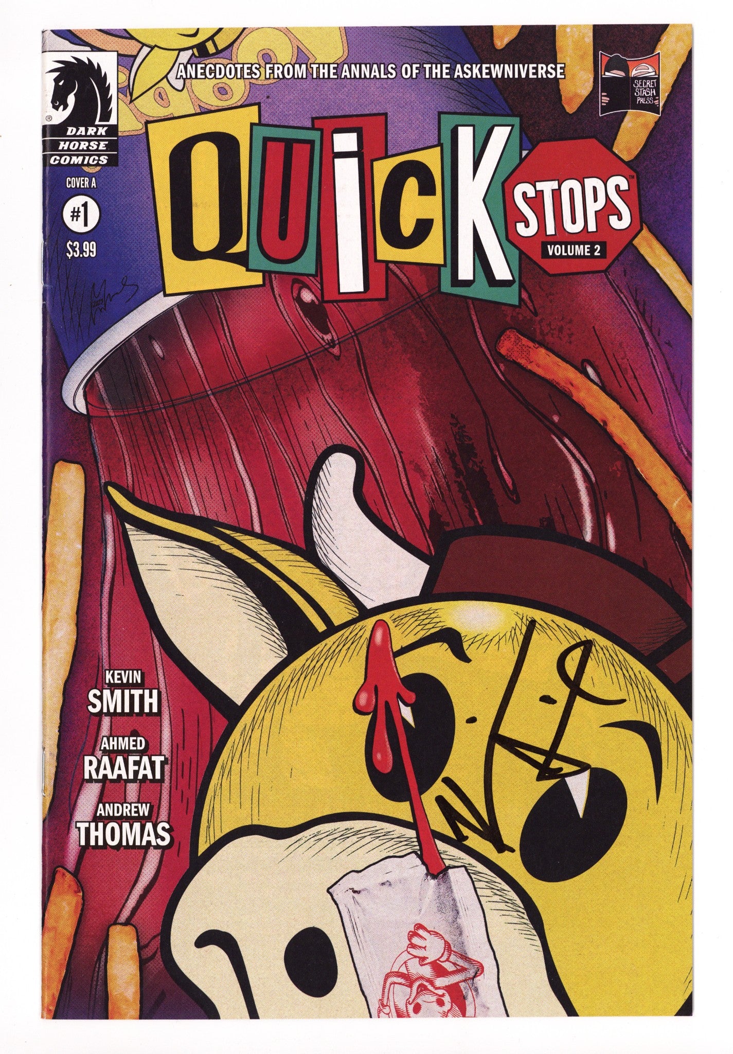 Quick Stops II 1 High Grade (2023) Signed x1 Cover Kevin Smith 