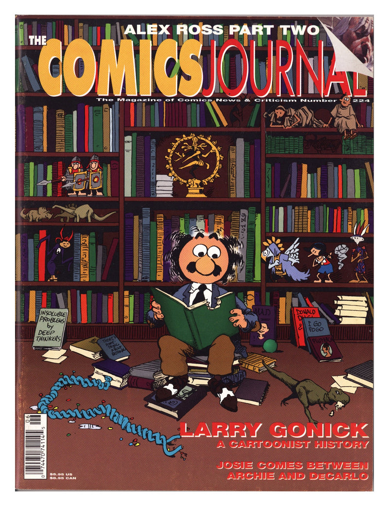 The Comics Journal 224 Mid Grade (2000) 