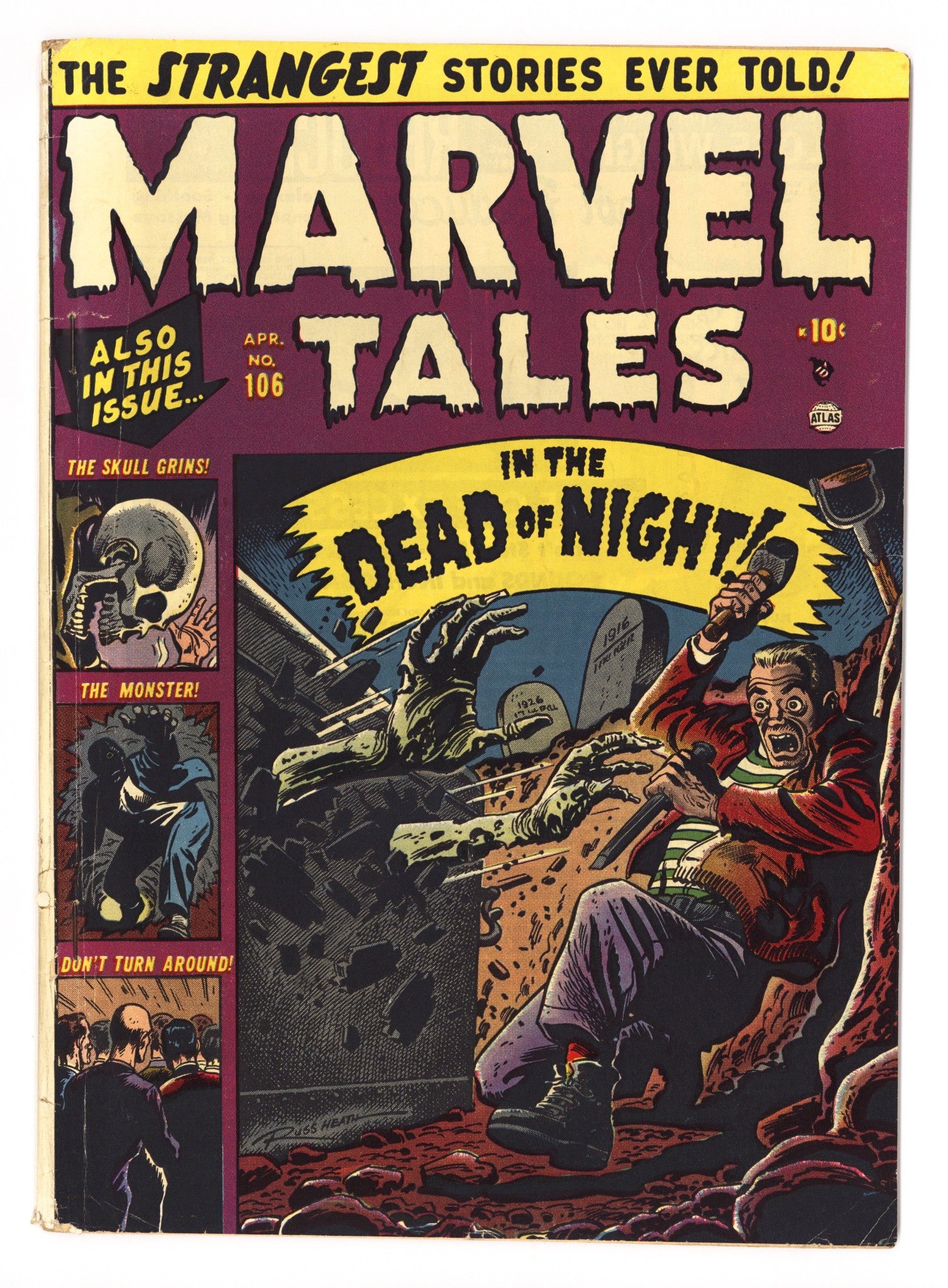 Marvel Tales Vol 1 106 VG+ (4.5) (1952) 