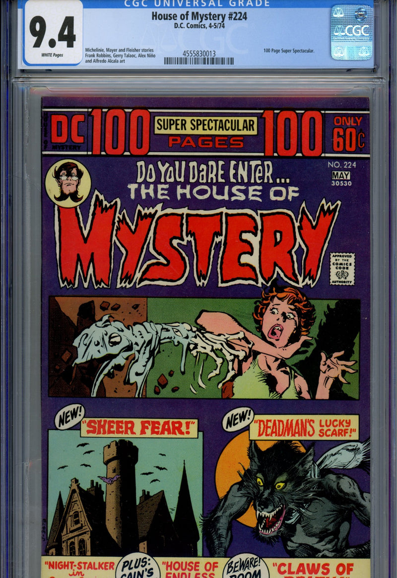House of Mystery Vol 1 224 CGC 9.4 (NM) (1974) 
