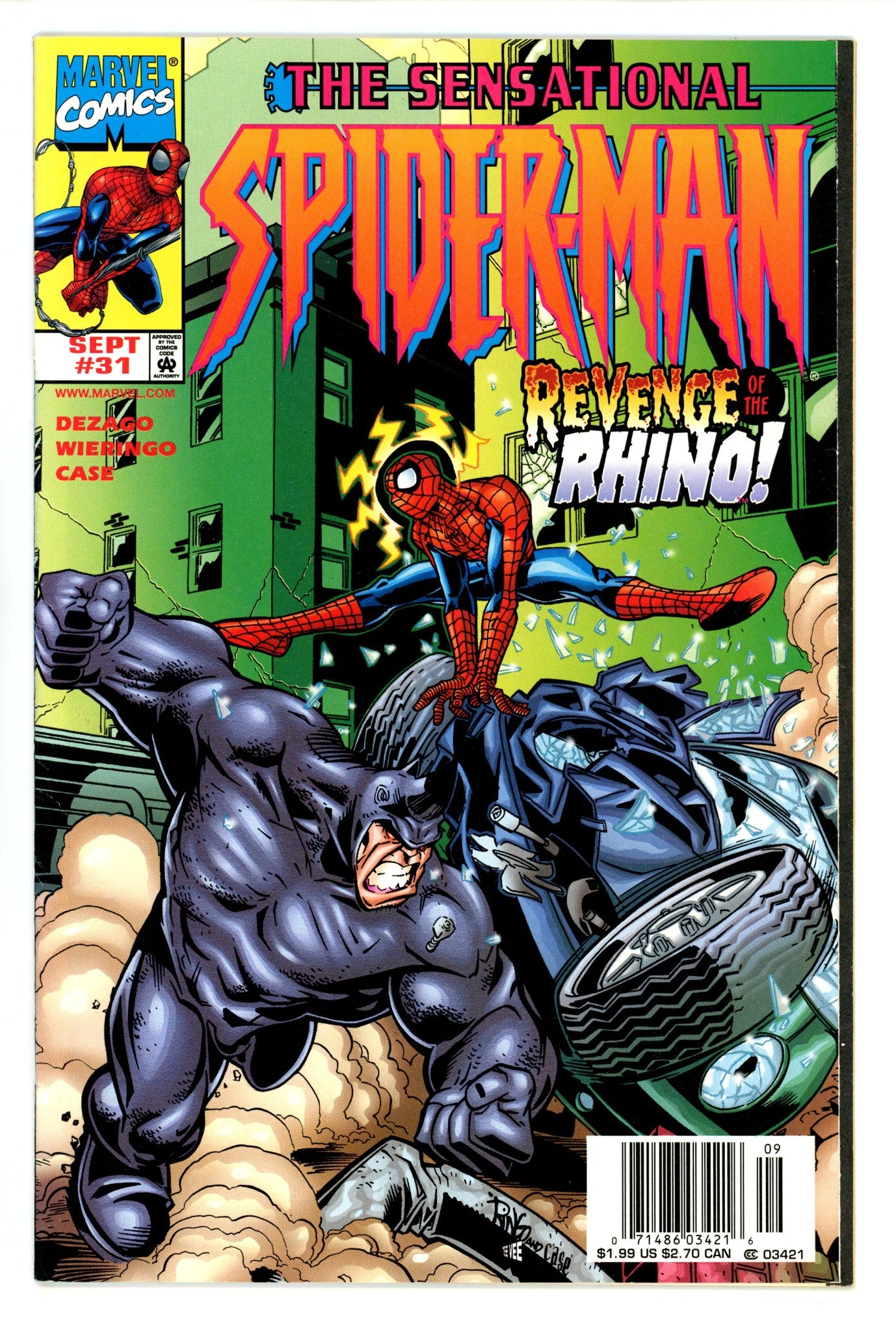 The Sensational Spider-Man Vol 1 31 Newsstand FN- (1998)
