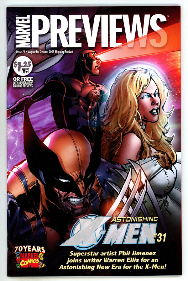 Marvel Previews Vol 1 72 High Grade (2009)