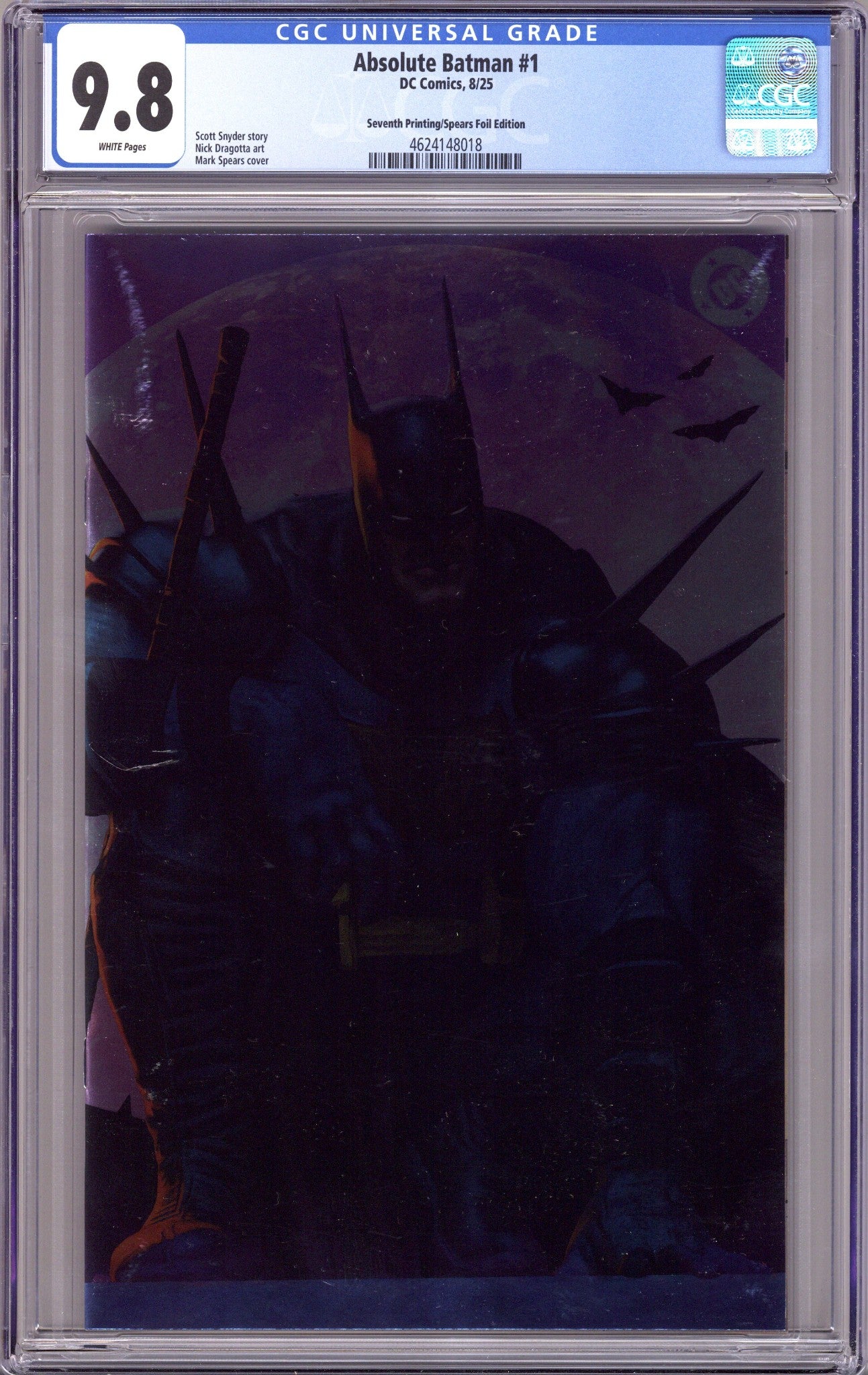 Absolute Batman 1 CGC 9.8 (NM/M) 7th Print (2025) 