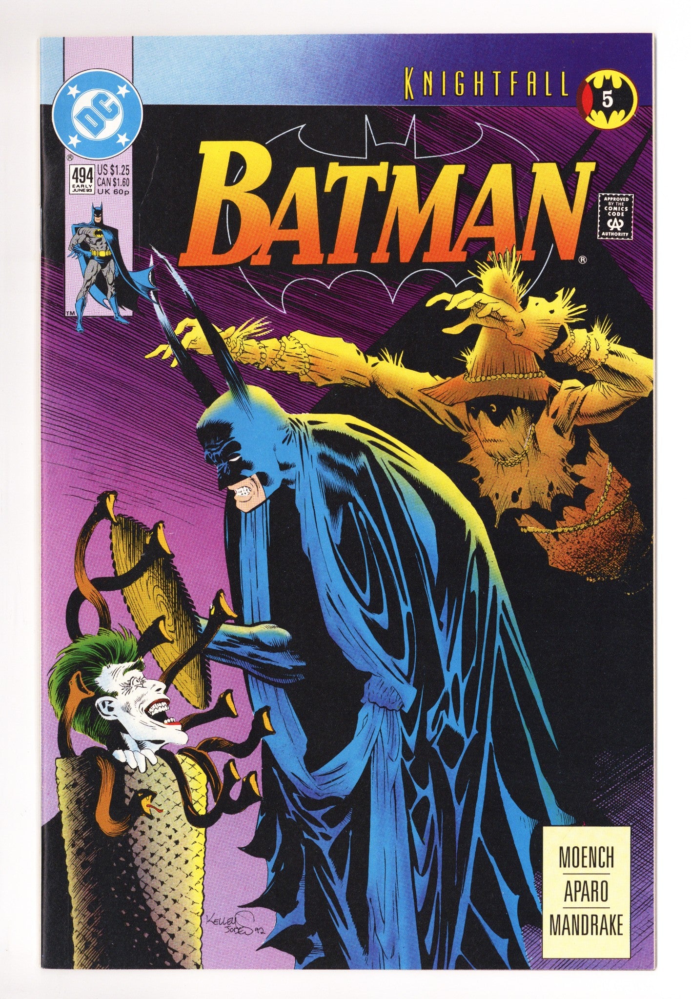 Batman Vol 1 494 High Grade (1993) 