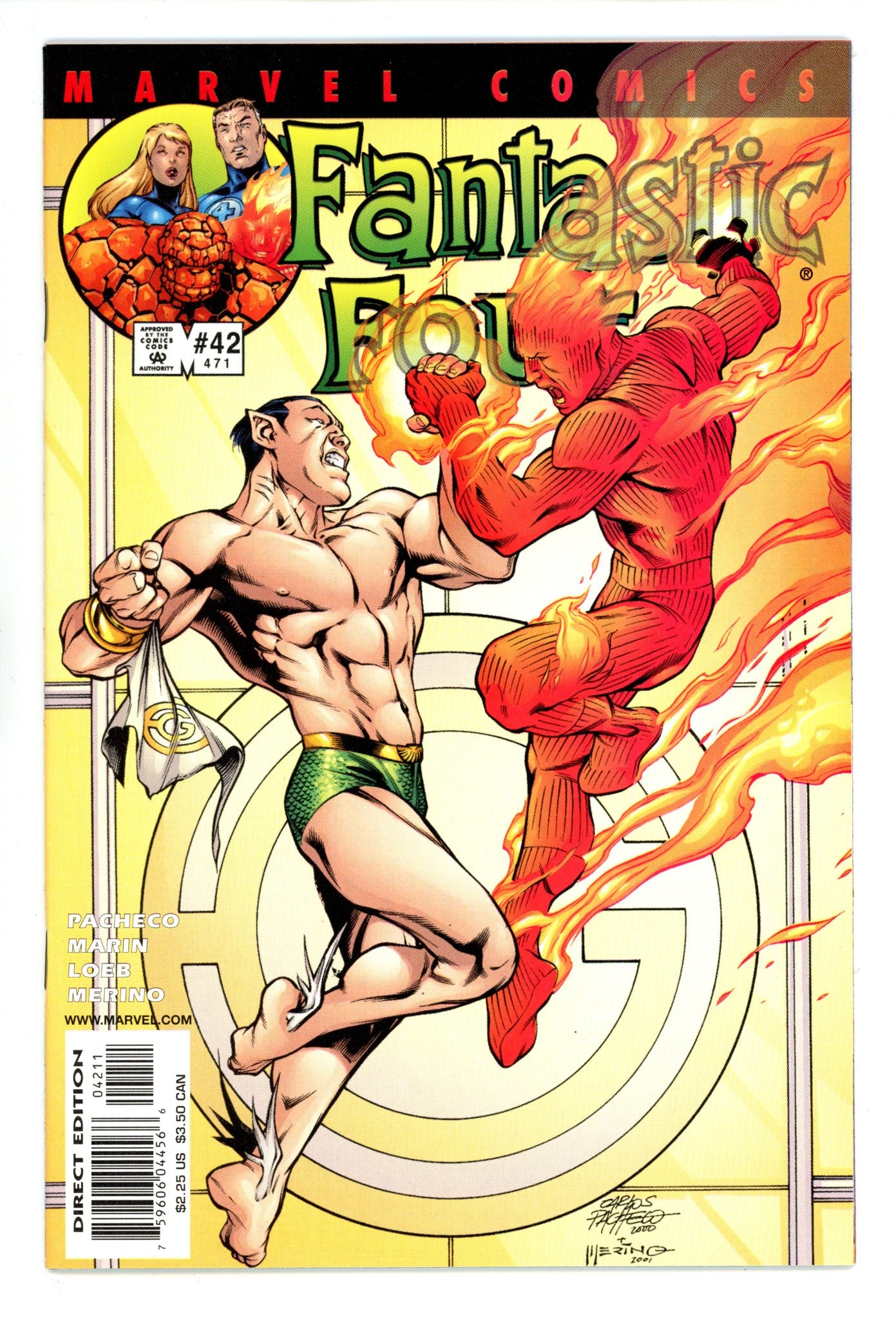 Fantastic Four Vol 3 42 (471) High Grade (2001) 