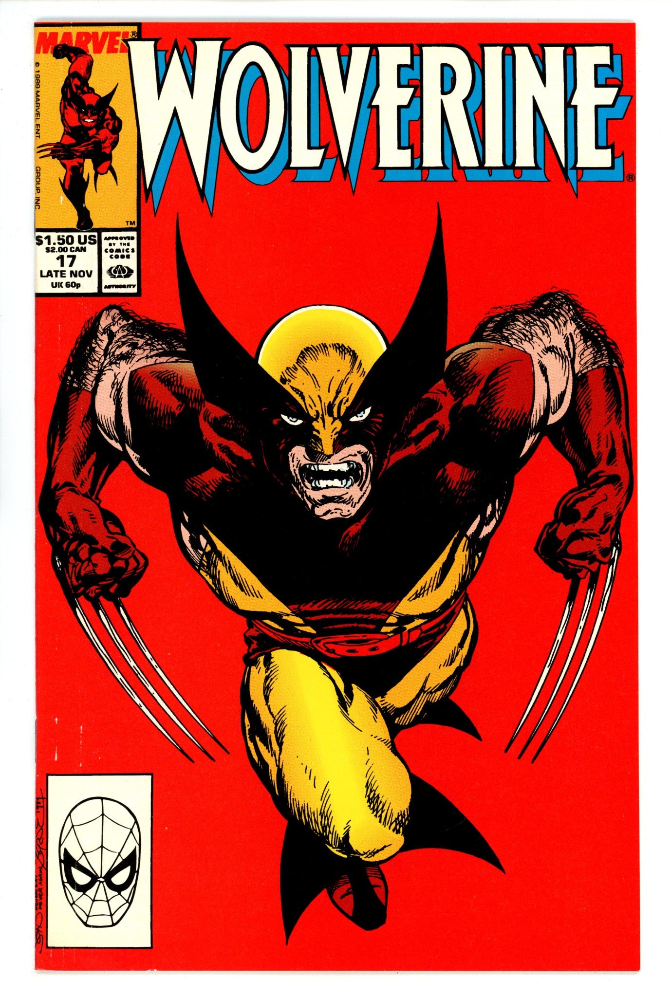 Wolverine Vol 2 17 VF/NM (9.0) (1989) 