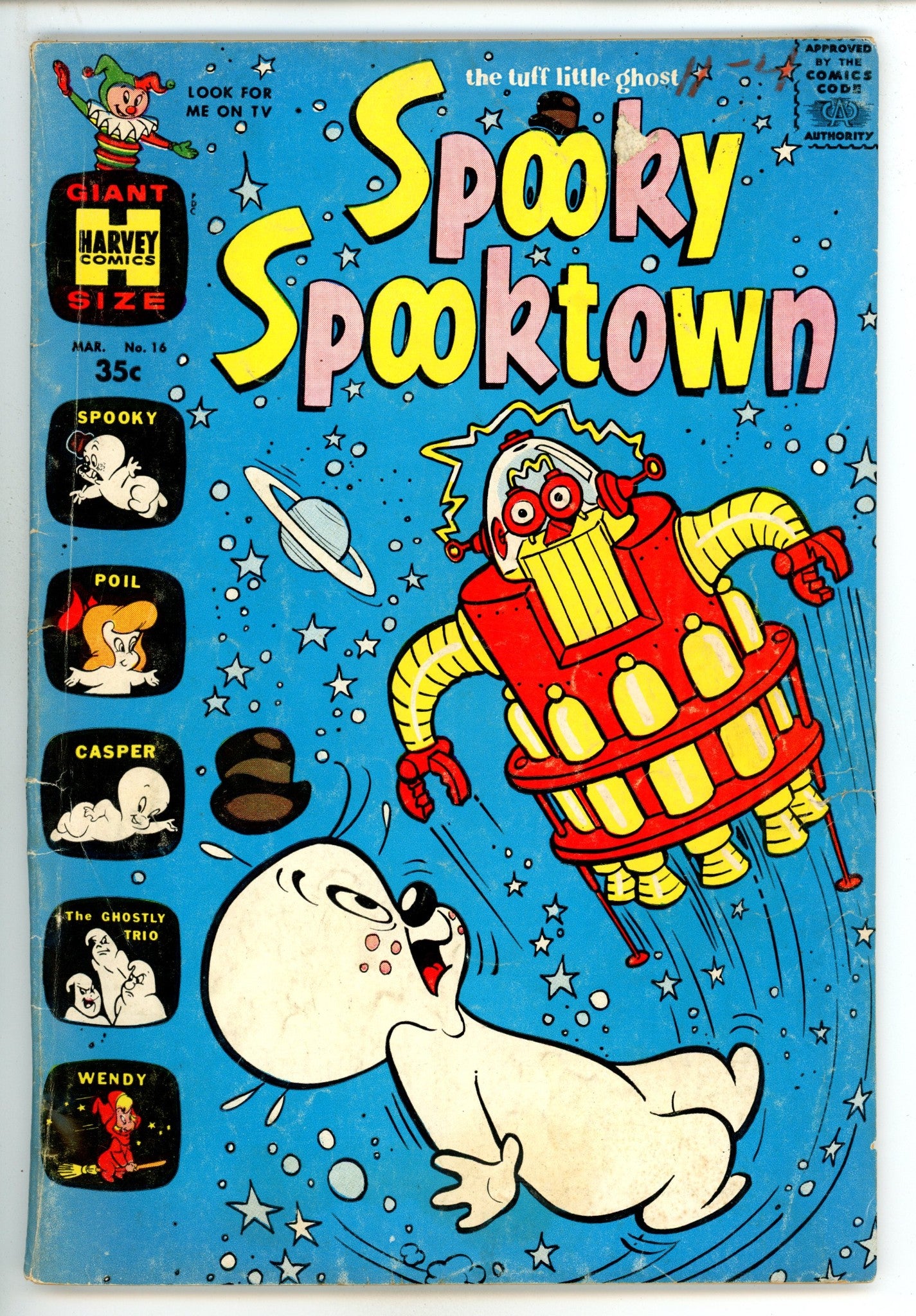 Spooky Spooktown 16 VG- (3.5) (1966) Canadian Price Variant 