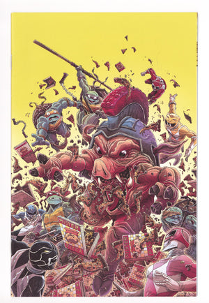 Mighty Morphin Power Rangers / Teenage Mutant Ninja Turtles Vol 3 1 VF+ (8.5) (2025) Stokoe Virgin Incentive Variant