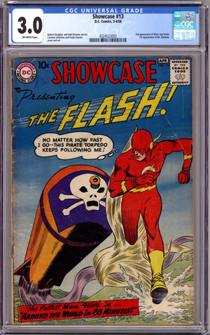 Showcase 13 CGC 3.0 (GD/VG) (1958) 