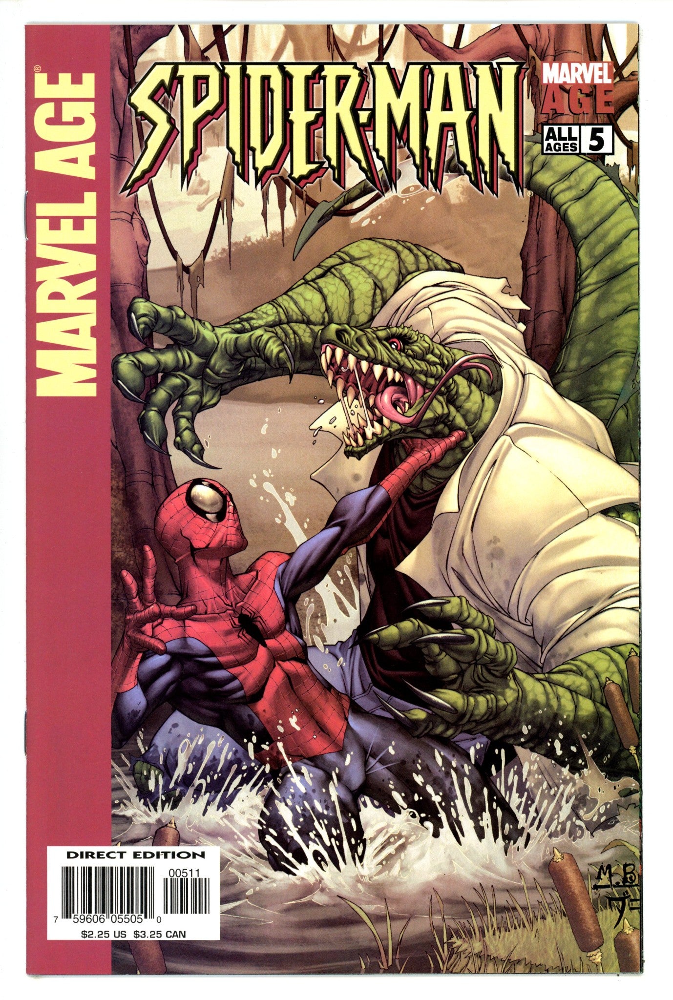 Marvel Age Spider-Man 5 NM- (9.2) (2004) 