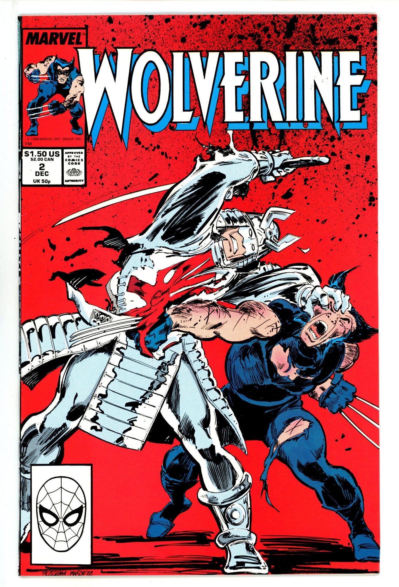 Wolverine Vol 2 2 Low Grade (1988) 