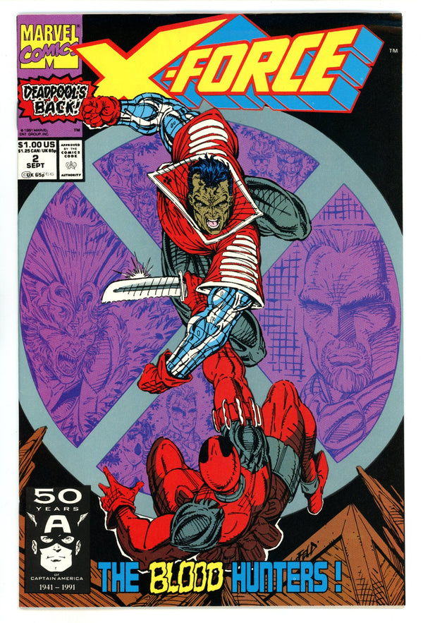 X-Force Vol 1 2 FN+ (6.5) (1991)