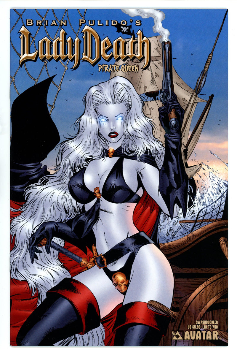 Brian Pulido's Lady Death: Pirate Queen [nn] NM- (9.2) (2007) Alves Variant 