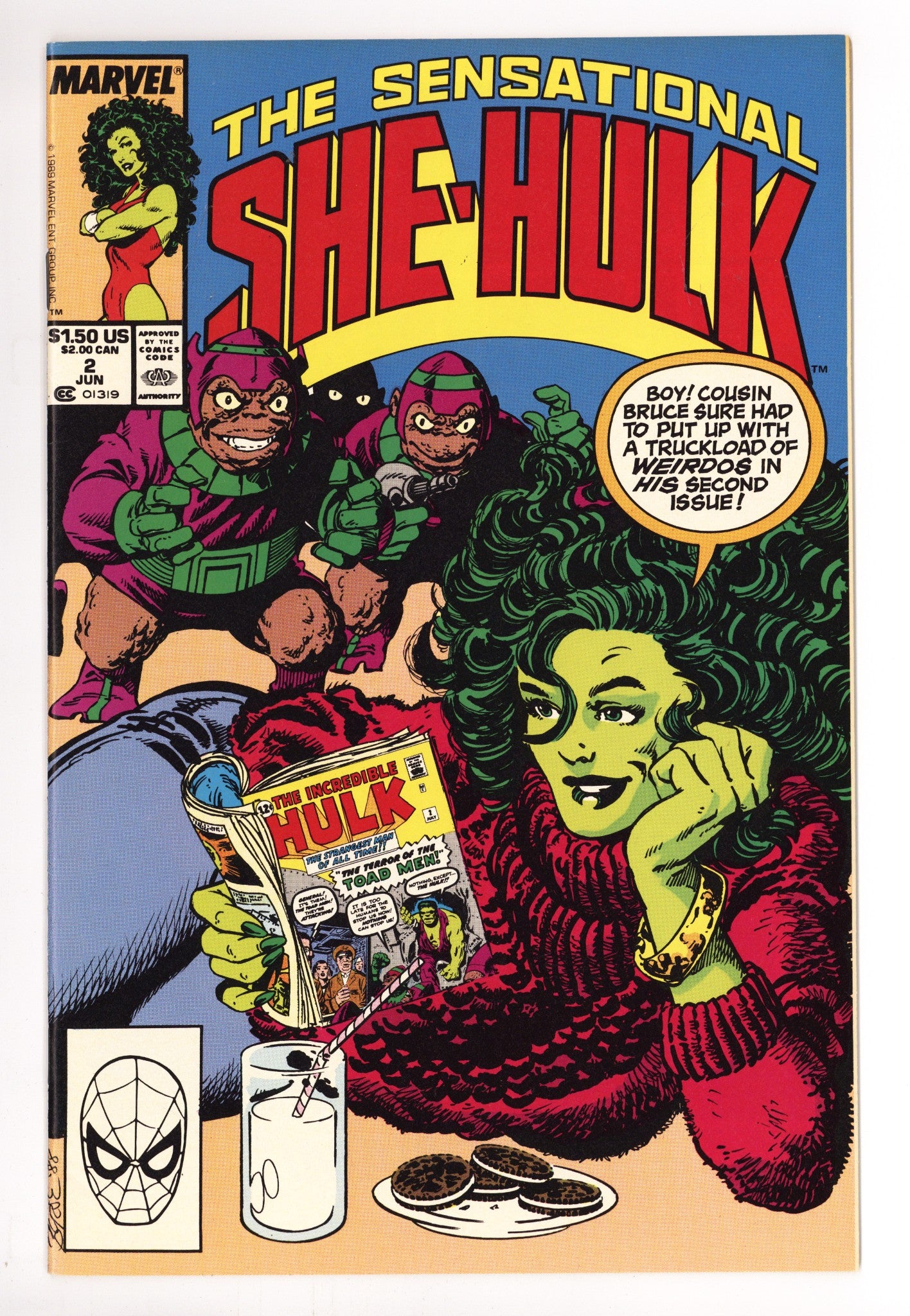 The Sensational She-Hulk 2 Mid Grade (1989) 