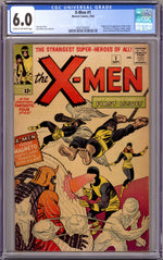 The X-Men Vol 1 1 CGC 6.0 (FN) (1963)  thumbnail