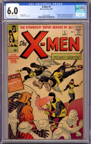 The X-Men Vol 1 1 CGC 6.0 (FN) (1963) 