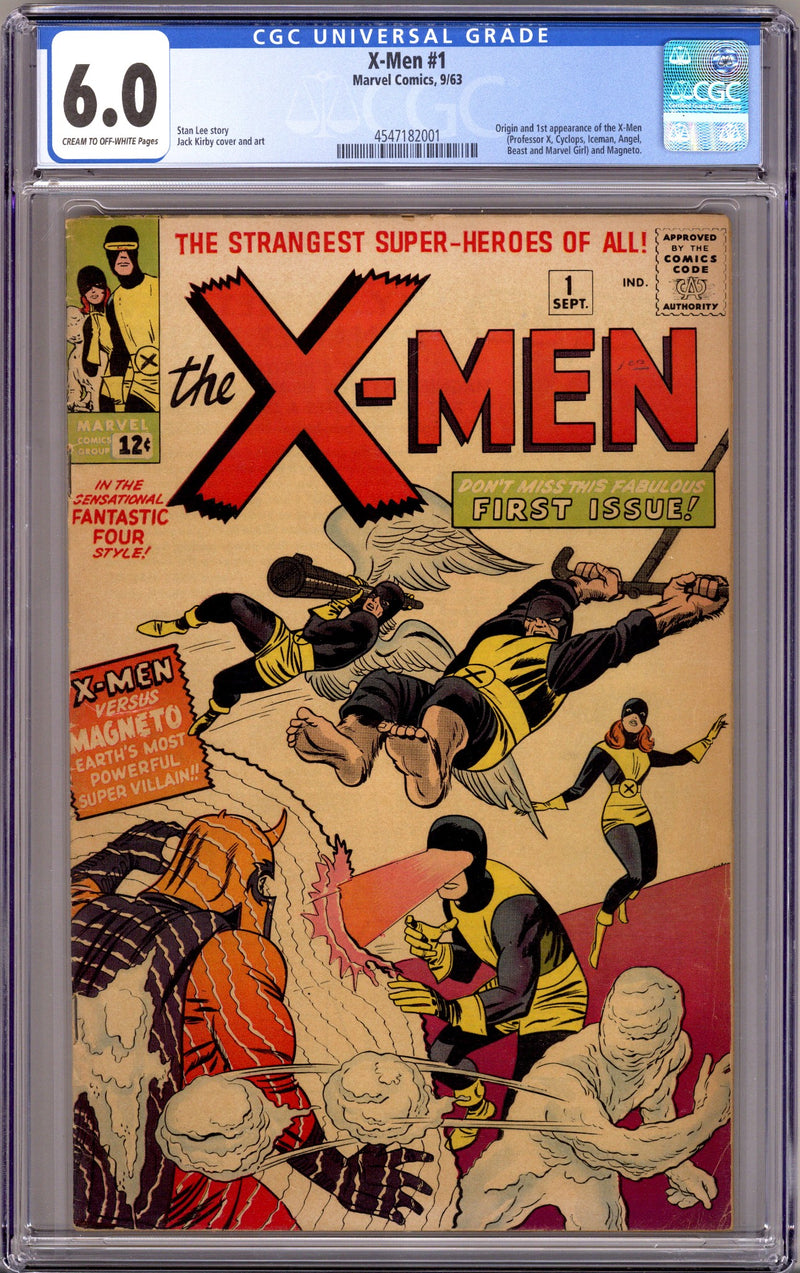 The X-Men Vol 1 1 CGC 6.0 (FN) (1963) 