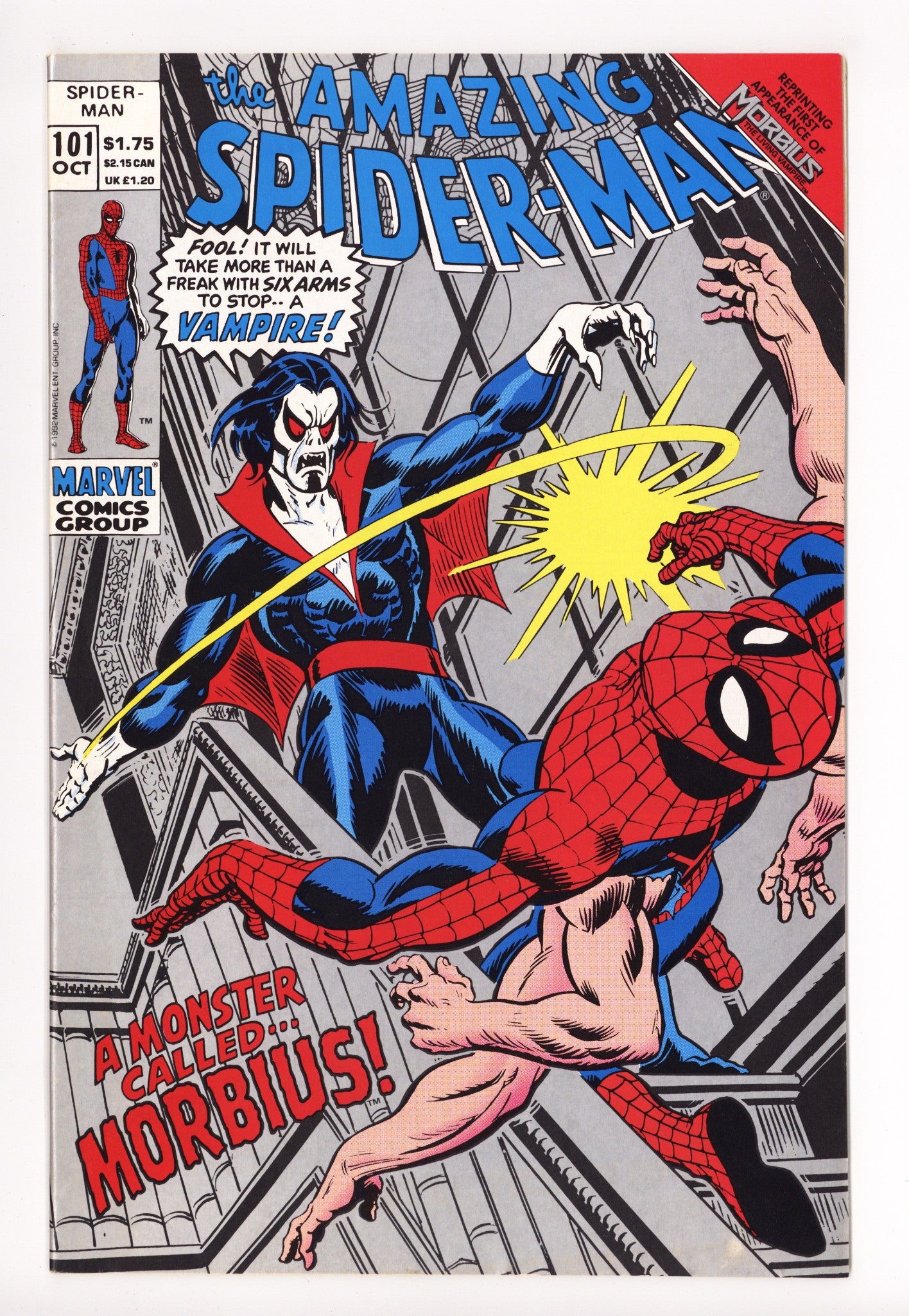 The Amazing Spider-Man Vol 1 101 VF- (7.5) (1992) 2nd Print 