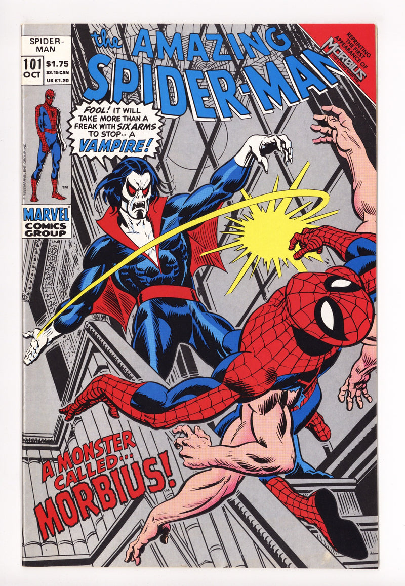 The Amazing Spider-Man Vol 1 101 VF- (7.5) (1992) 2nd Print 