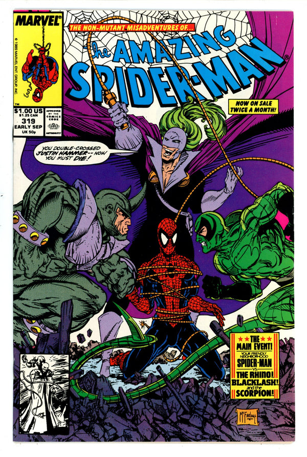 The Amazing Spider-Man Vol 1 319 VF- (7.5) (1989)