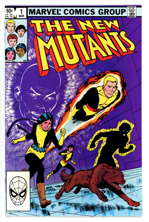 The New Mutants Vol 1 1 NM- (9.2) (1983)