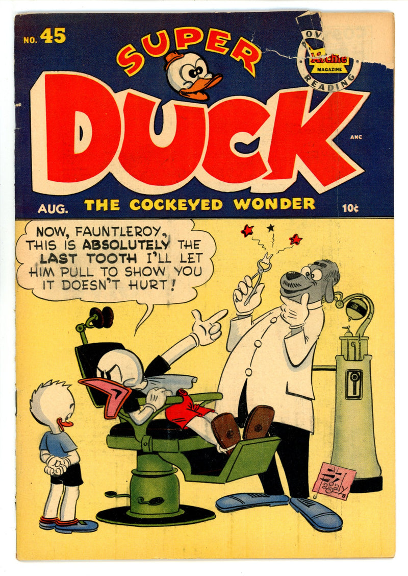 Super Duck Comics 45 VG (4.0) (1952) 
