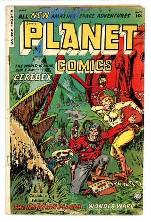 Planet Comics 73 VG- (3.5) (1953) Canadian Edition 