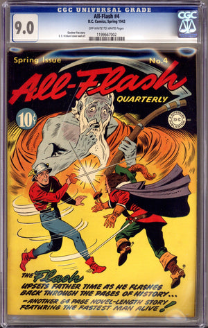 All-Flash 4 CGC 9.0 (VF/NM) (1942)