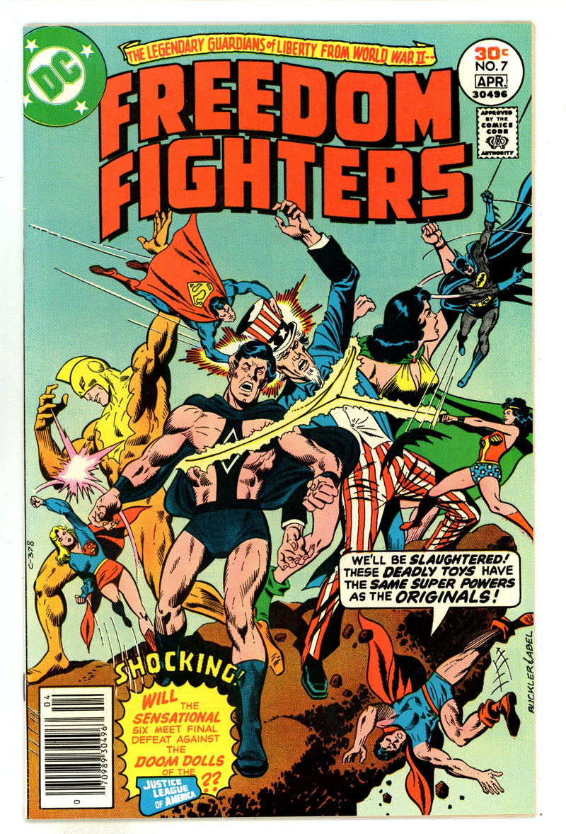 Freedom Fighters Vol 1 7 VF- (7.5) (1977) 