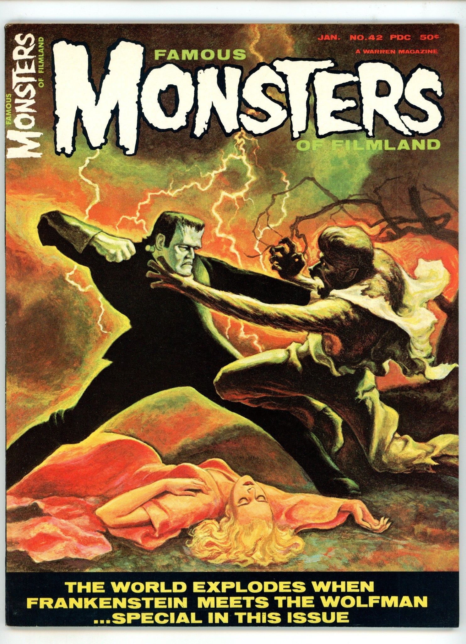 Famous Monsters of Filmland  42  NM- (9.2)  (1967)  