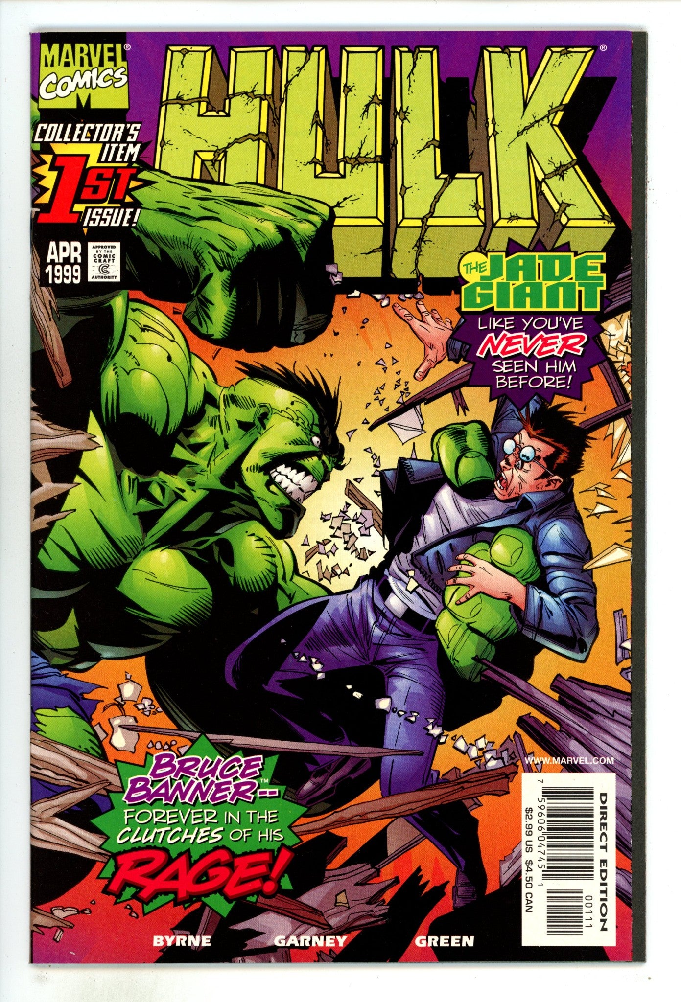 Hulk Vol 2 1 High Grade (1999) 
