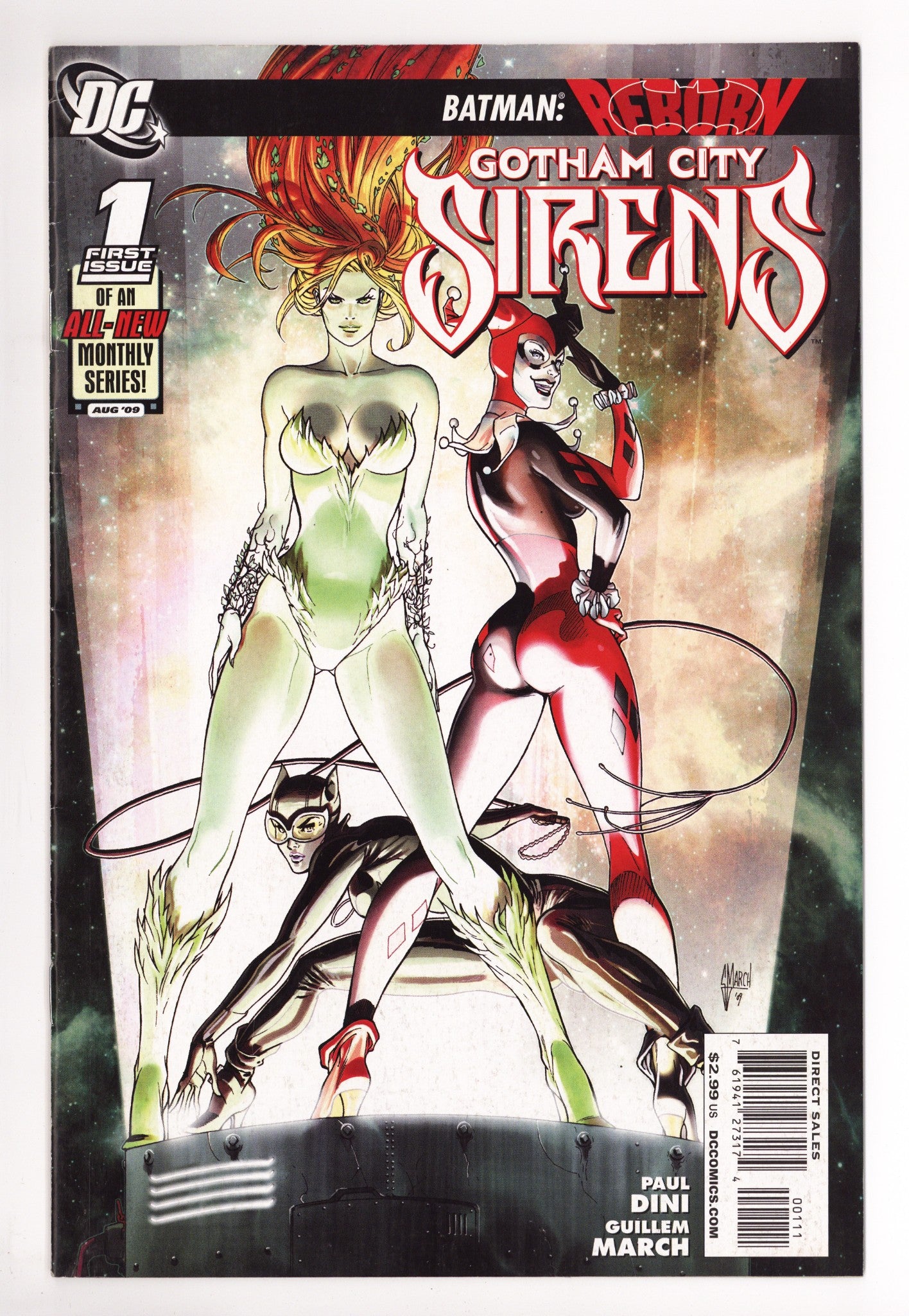 Gotham City Sirens Vol 1 1 FN- (5.5) (2009) 