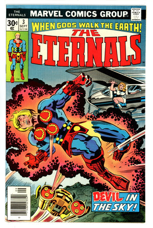 The Eternals Vol 1 3 VF (8.0) (1976)