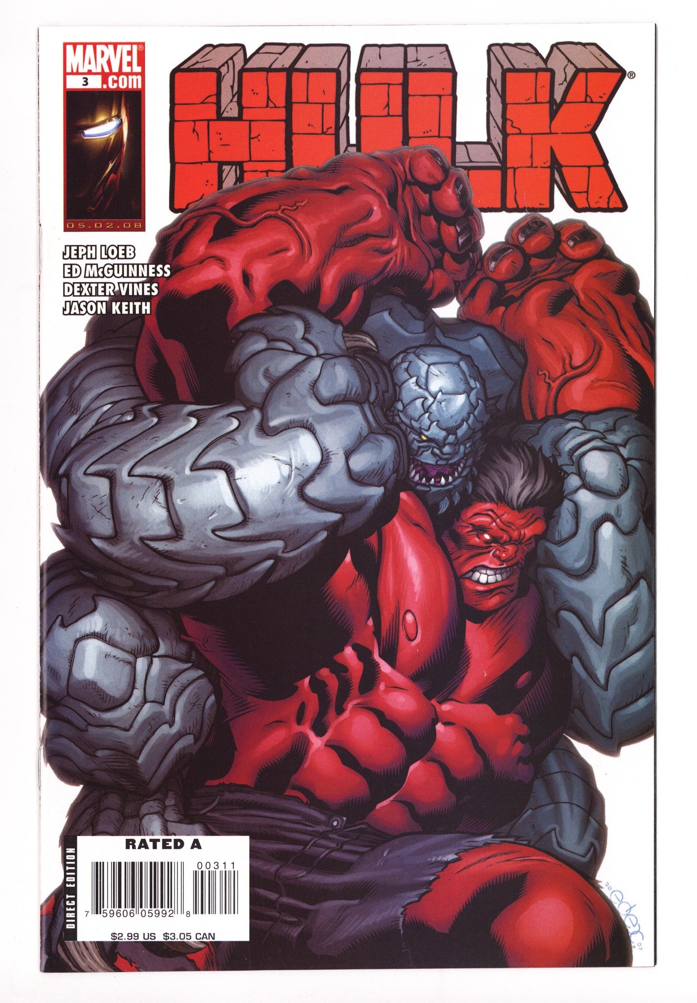 Hulk Vol 1 3 High Grade (2008) 