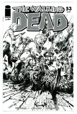 The Walking Dead #53 15th Anniversary [nn] High Grade (2018) Gi B&W Variant