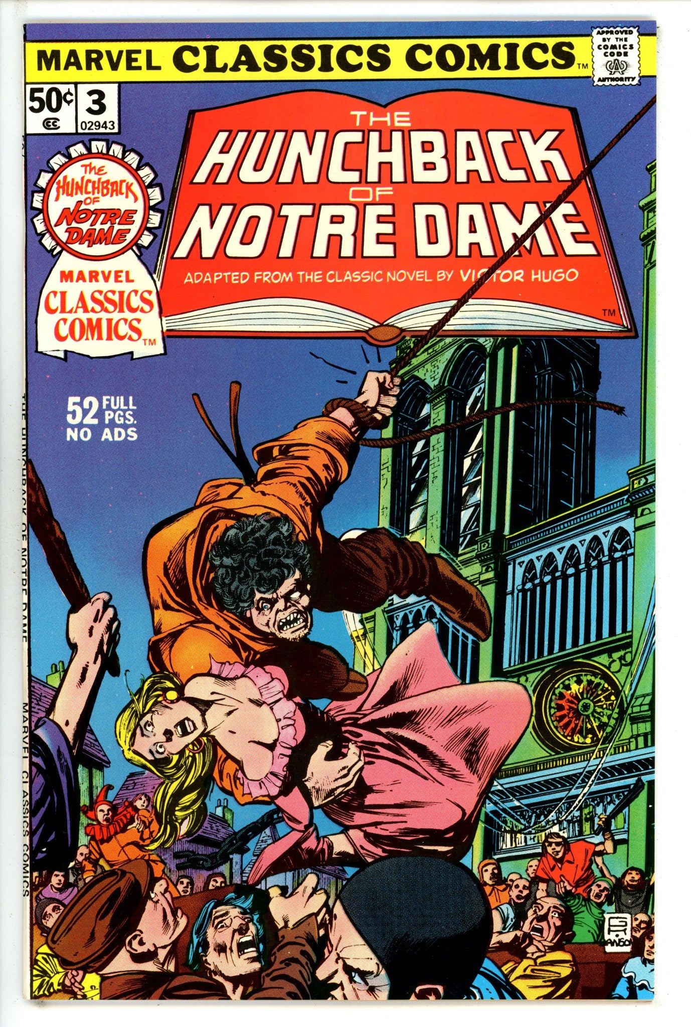 Marvel Classics Comics 3 VF/NM (1976)
