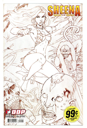 Sheena, Queen of the Jungle 99¬¢ Special [nn] High Grade (2007) Seeley Sketch Variant