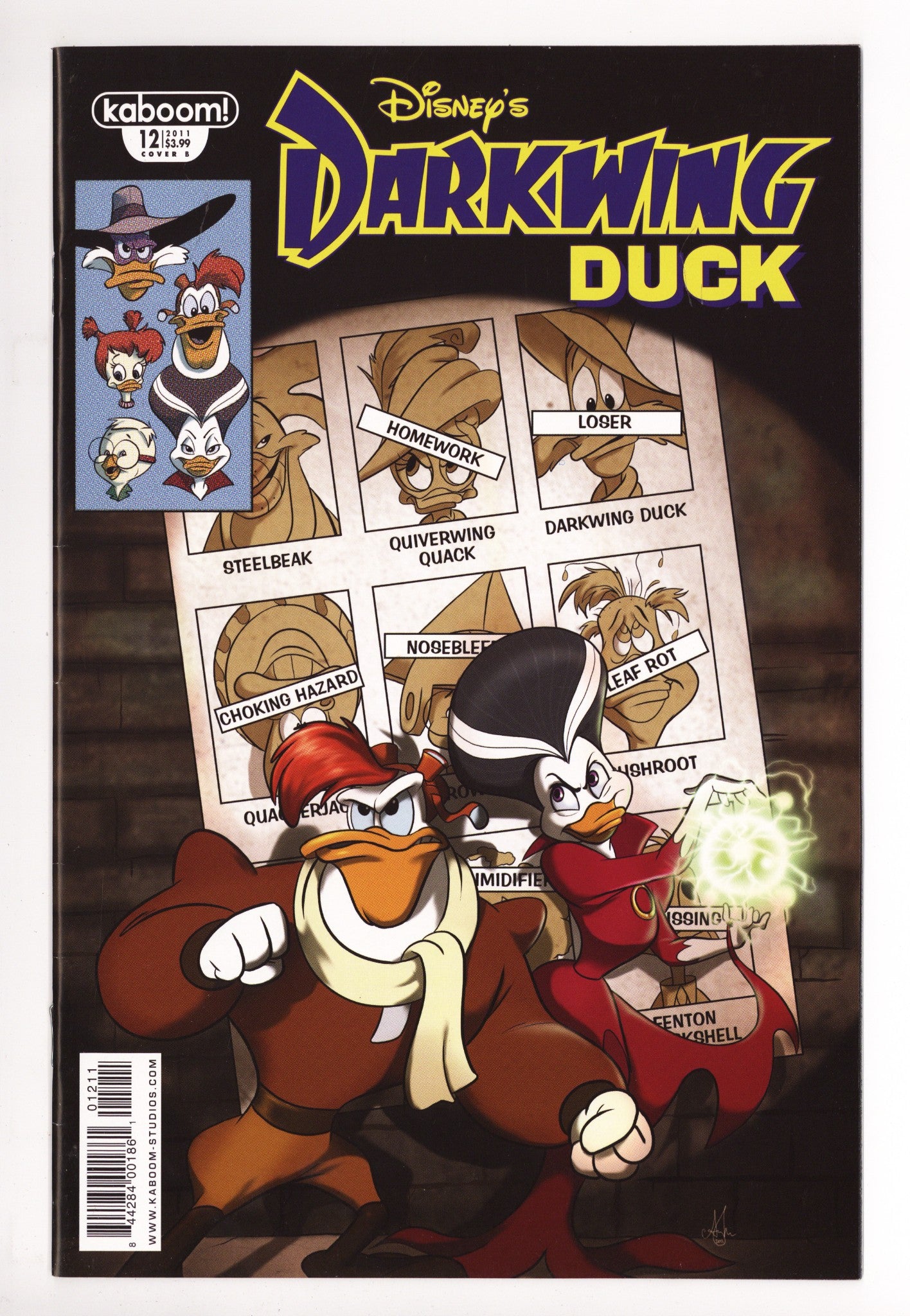 Darkwing Duck 12 VF (8.0) (2011) Mebberson Homage Variant 