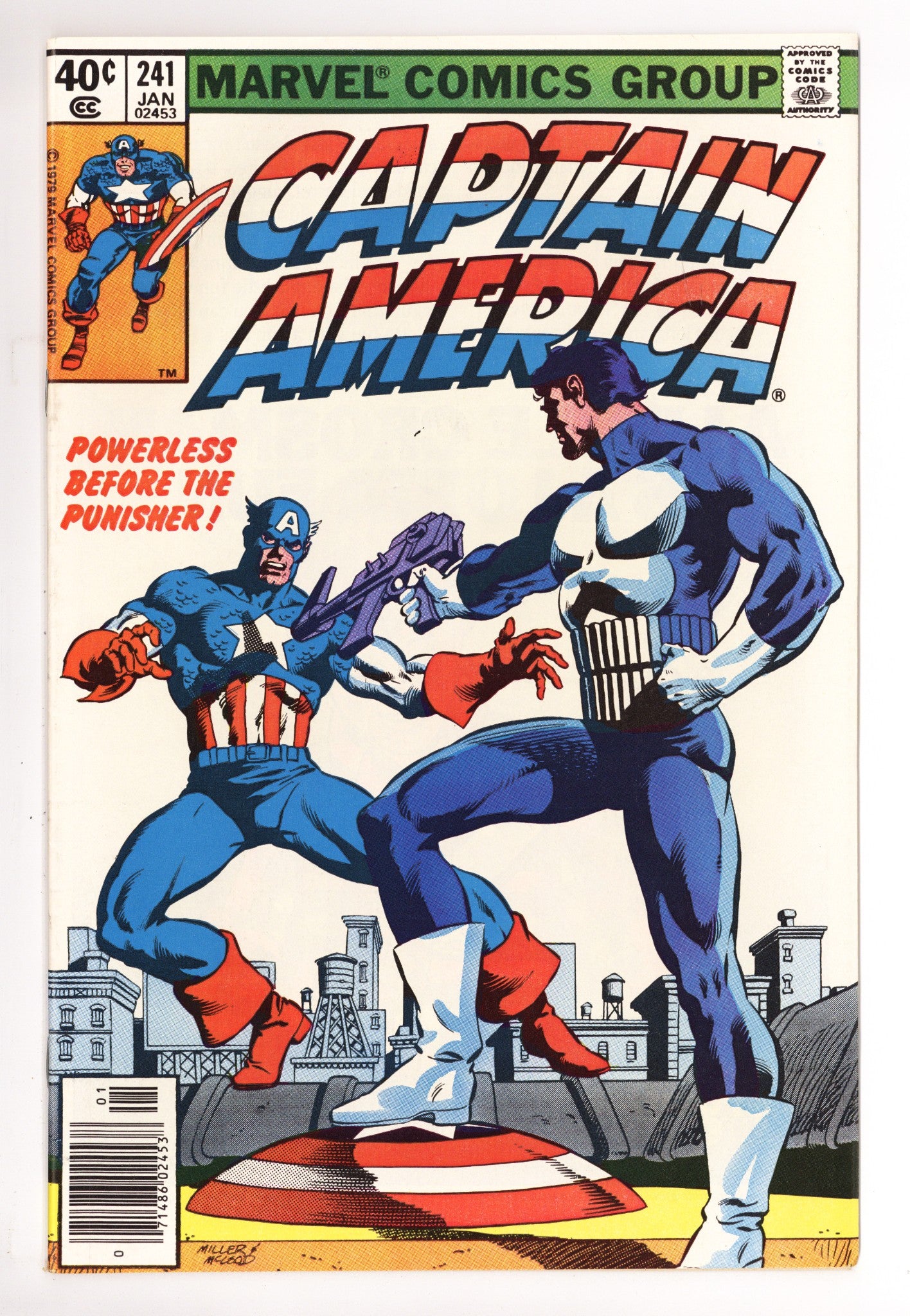 Captain America Vol 1 241 NM- (9.2) (1980) Newsstand 