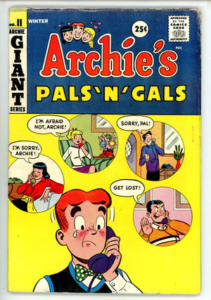 Archie's Pals 'n' Gals 11 VG+ (1959)