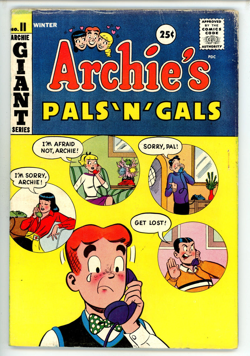 Archie's Pals 'n' Gals 11 VG+ (1959)