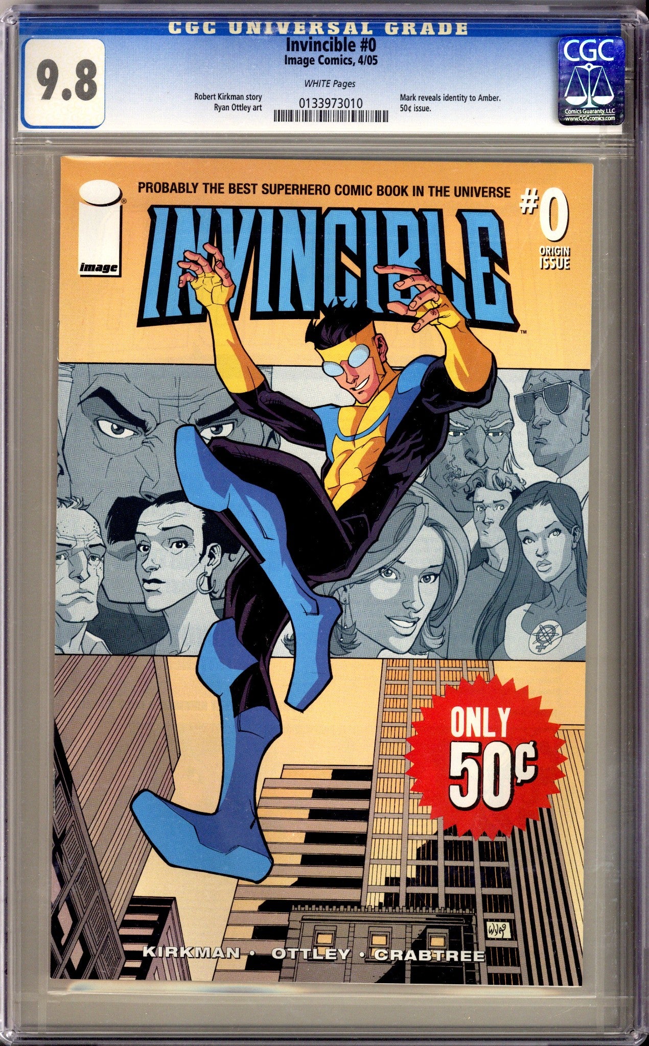 Invincible 0 CGC 9.8 (NM/M) Old Case (2005) 