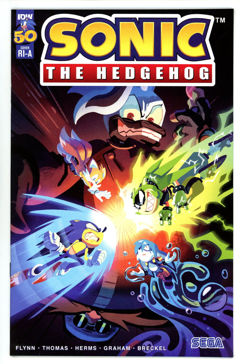 Sonic the Hedgehog Vol 3 50 VF/NM (9.0) (2022) Fourdraine Incentive Variant 