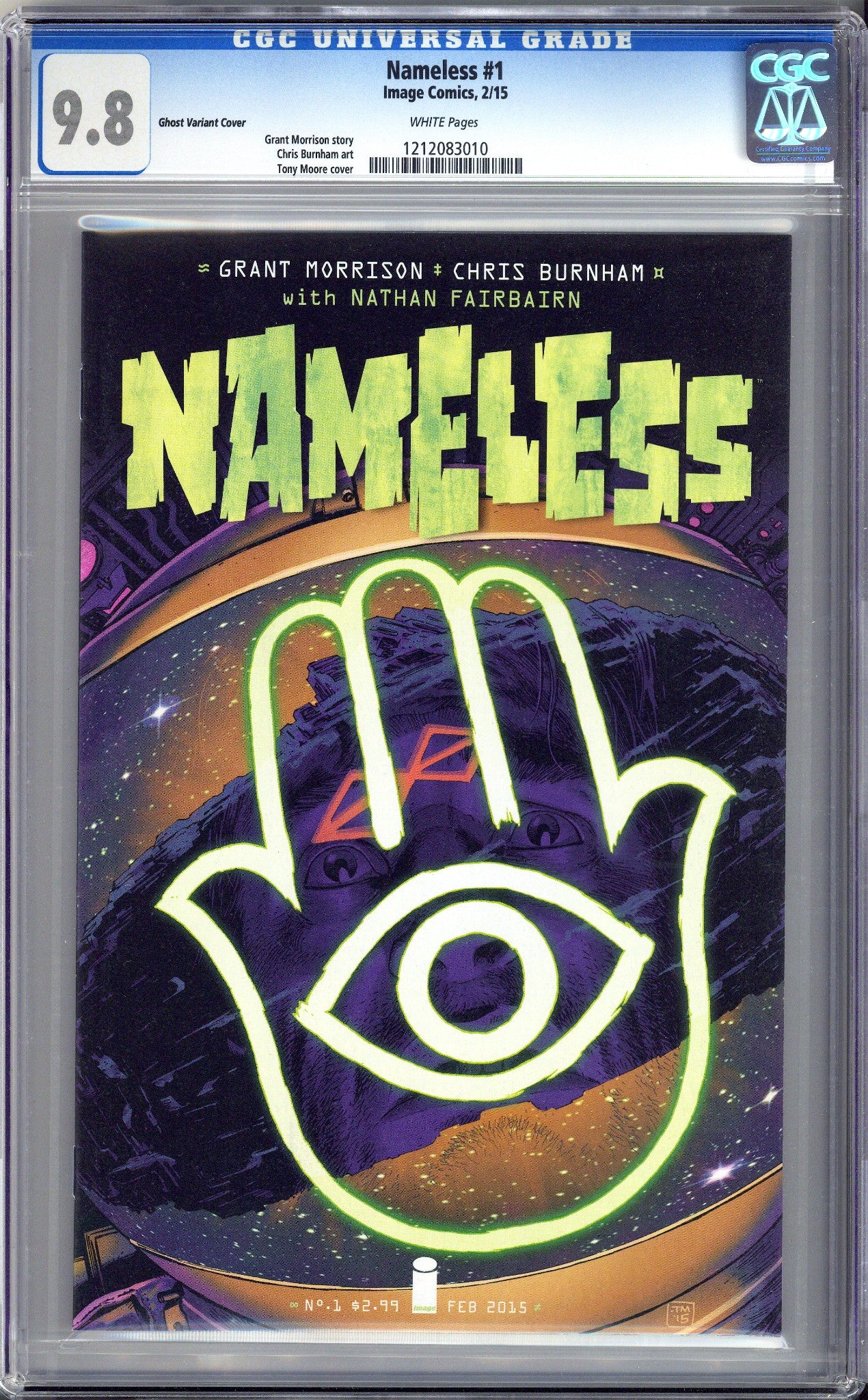Nameless 1 CGC 9.8 (NM/M) (2015) Moore Ghost Exclusive Variant 