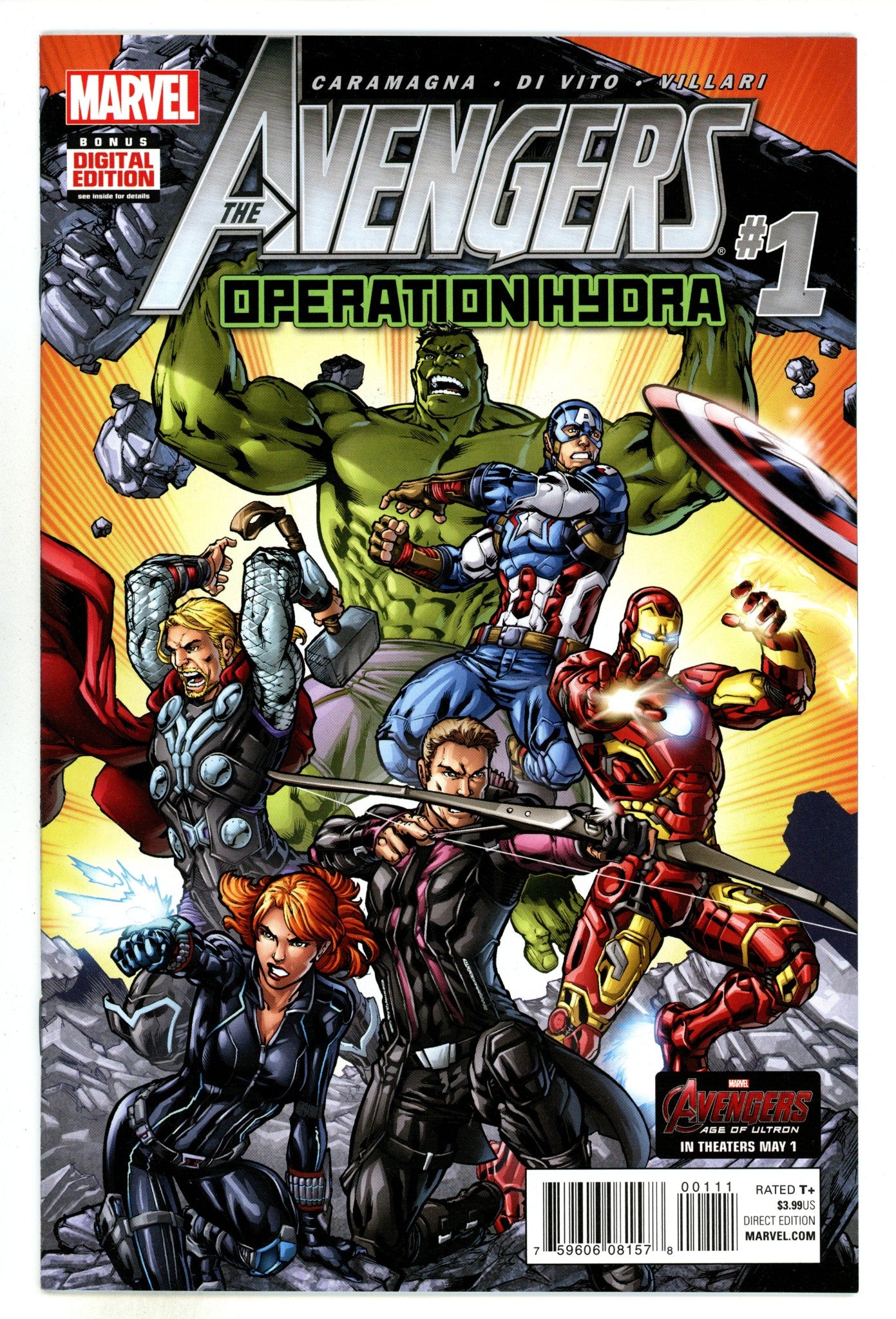 Avengers: Operation Hydra 1 High Grade (2015) 