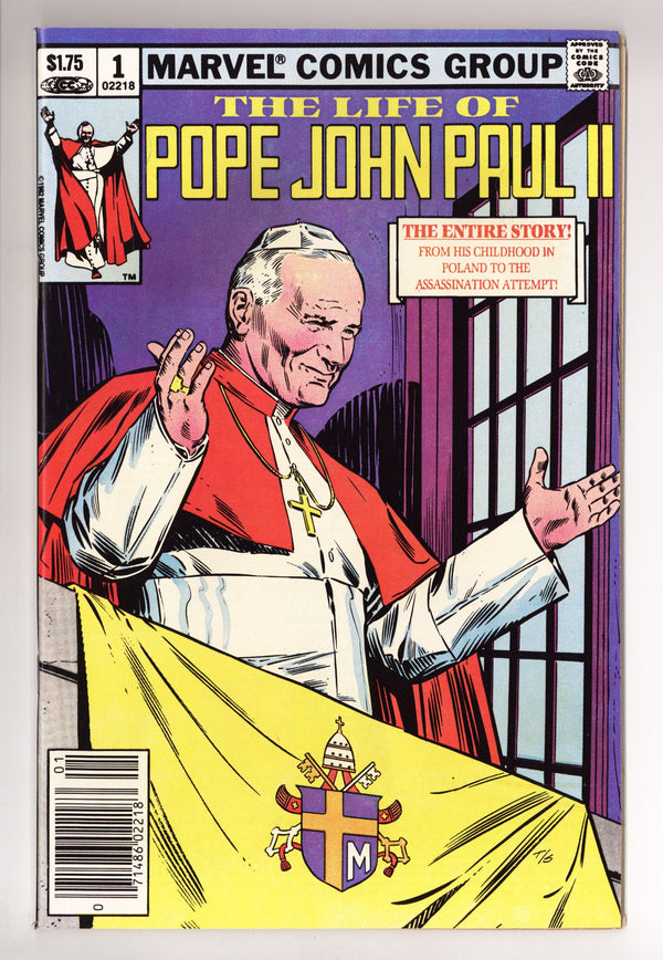 The Life of Pope John Paul II 1 VF/NM (9.0) (1983) Canadian Price Variant