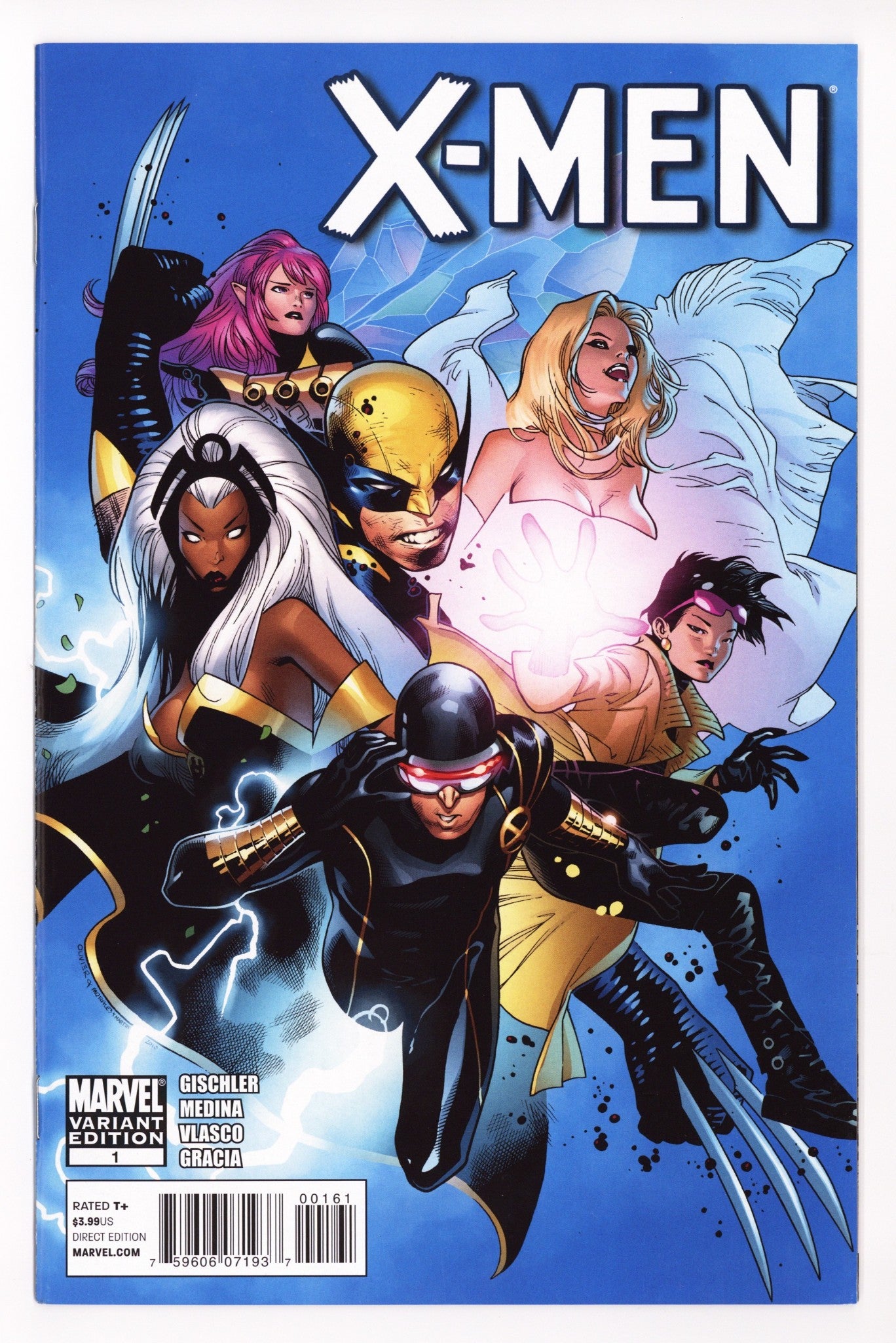 X-Men Vol 2 1 High Grade (2010) Coipel Incentive Variant 