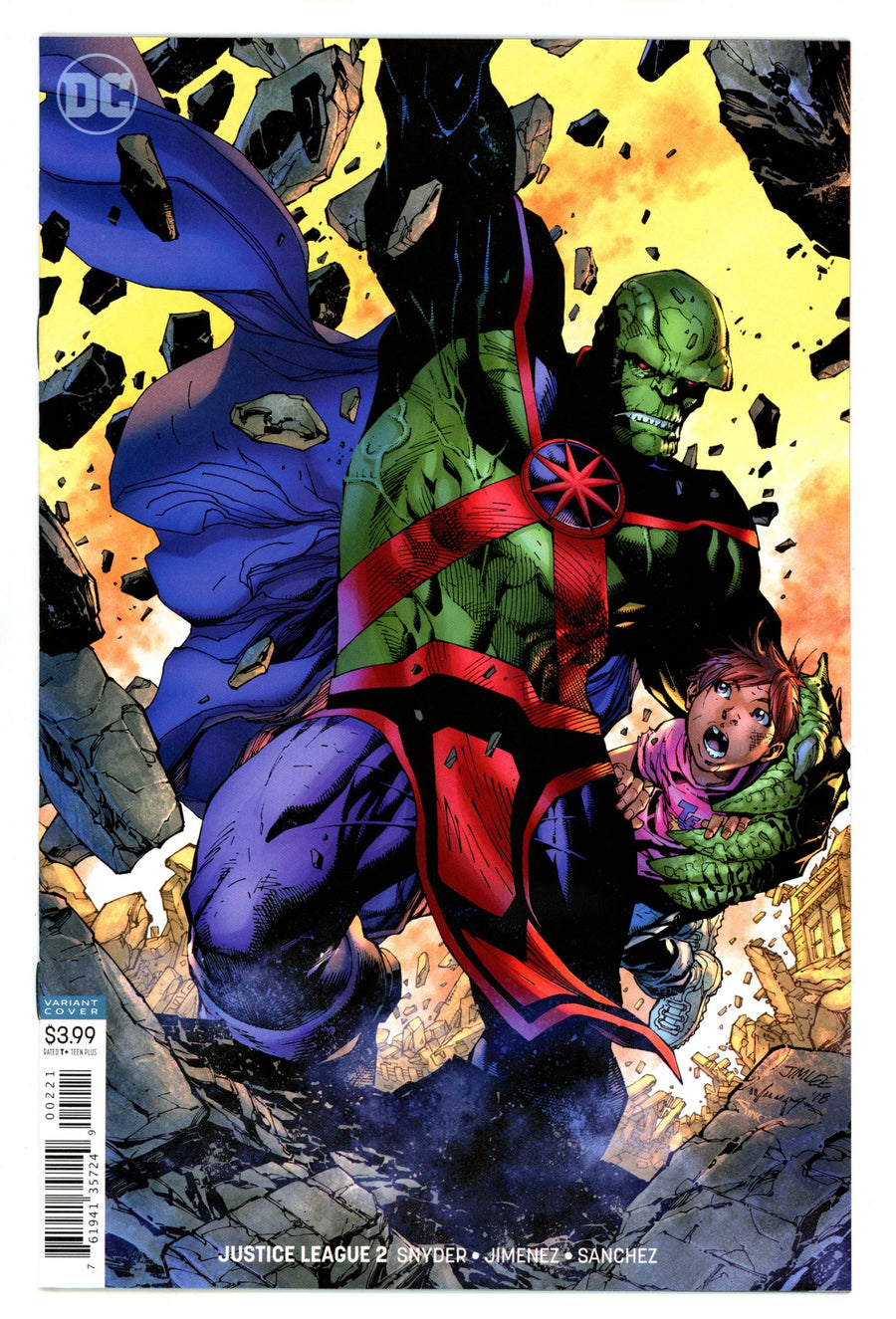 Justice League Vol 3 2 High Grade (2018) Lee Variant 